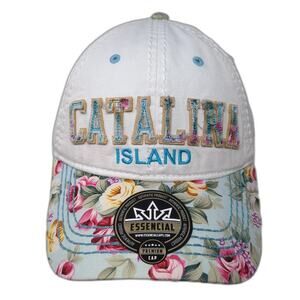 Catalina Island Strapback Baseball Cap Multi One Size Adjustable Essencial Caps
